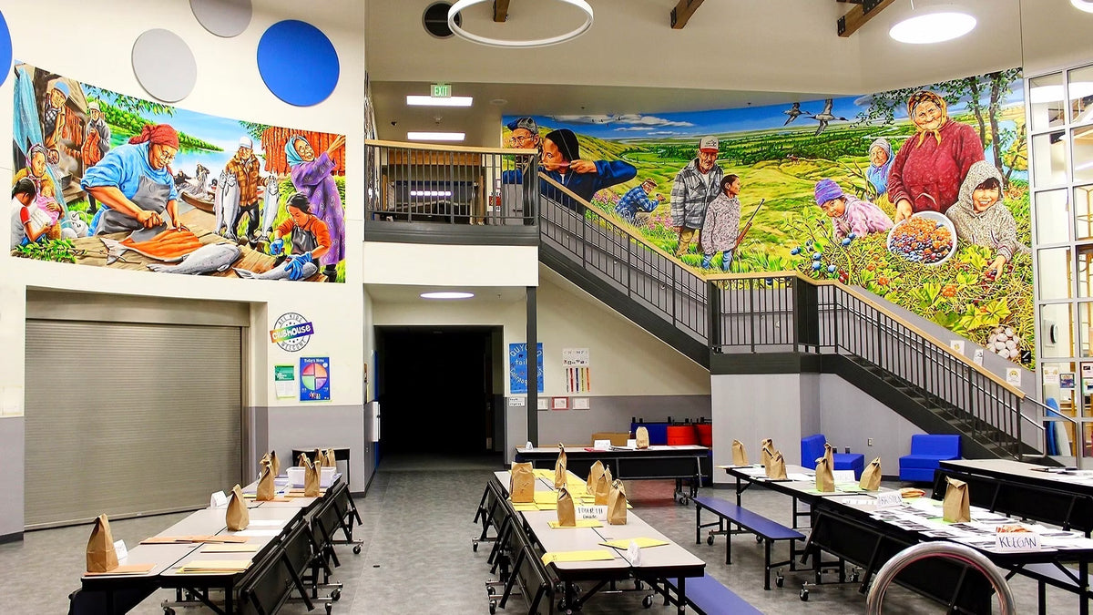 NZ Listener - NZ artist braves Arctic cold to make murals in Alaska’s remote schools