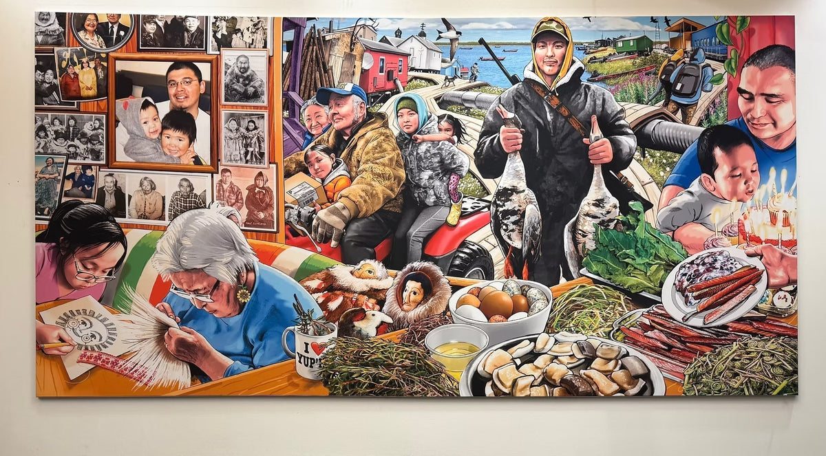 Six murals for Ket'acik & Aapalluk Memorial School