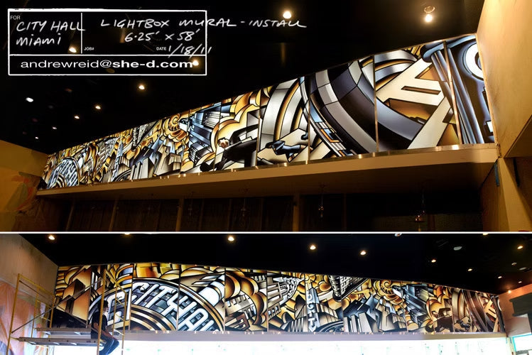 Lightbox Mural