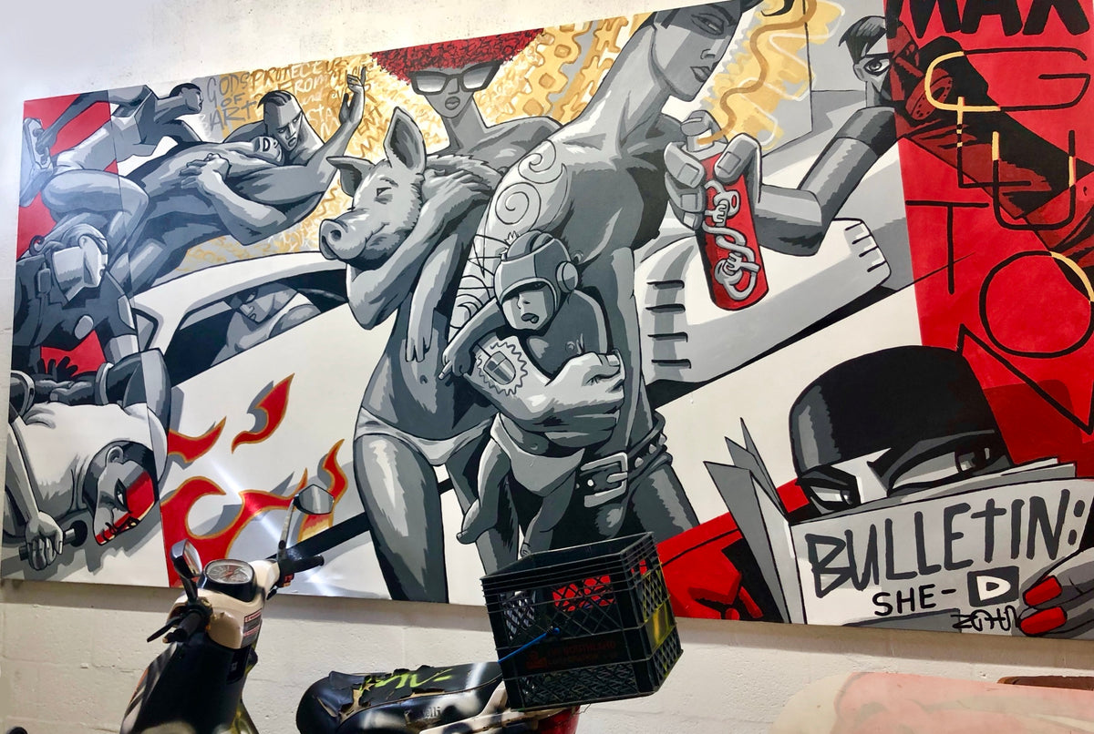 “MAX Gluton” Mural Painting