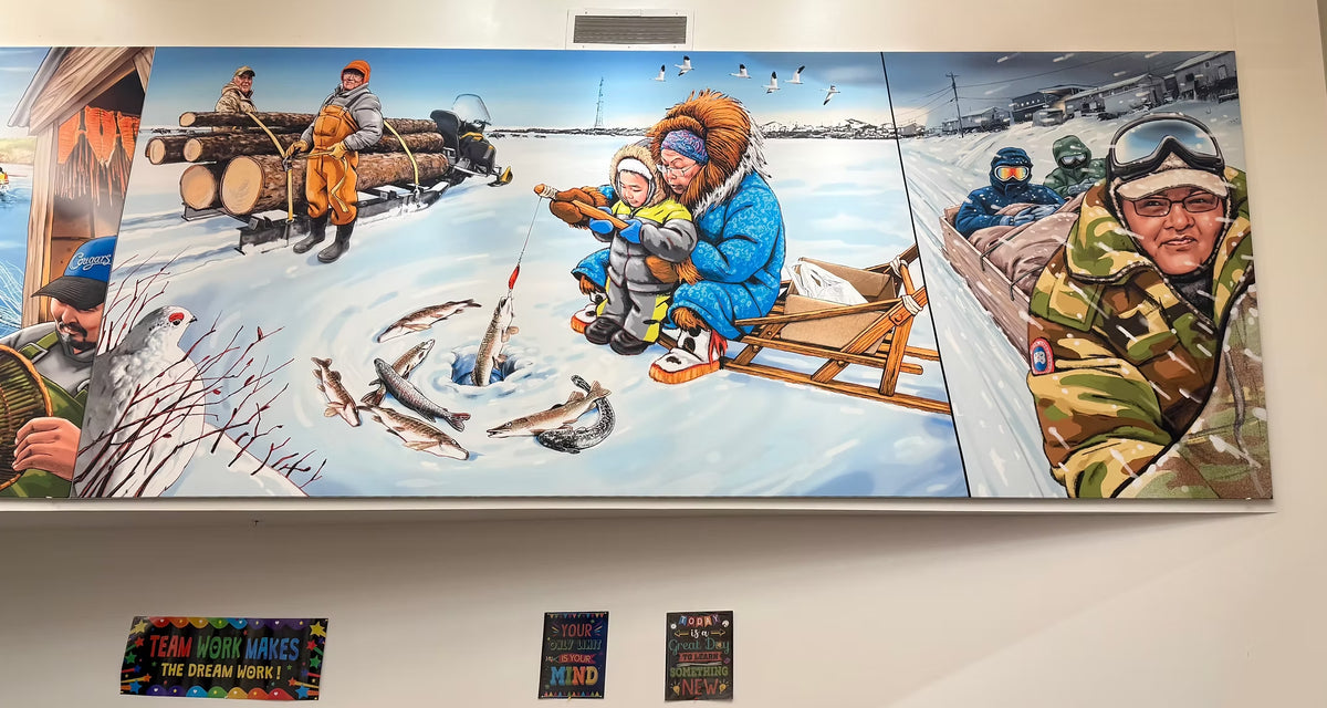 Six murals for Ket'acik & Aapalluk Memorial School