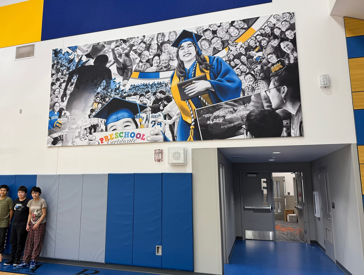 Six murals for Ket'acik & Aapalluk Memorial School