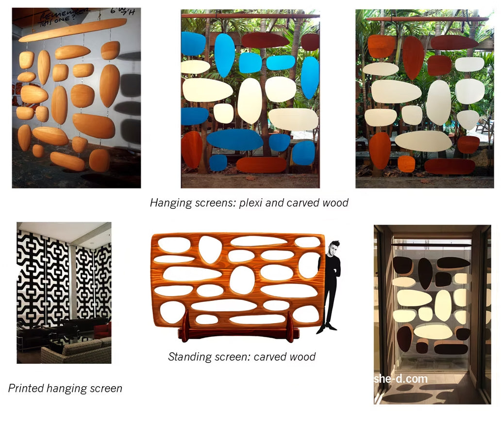 Wood & Resin Screen