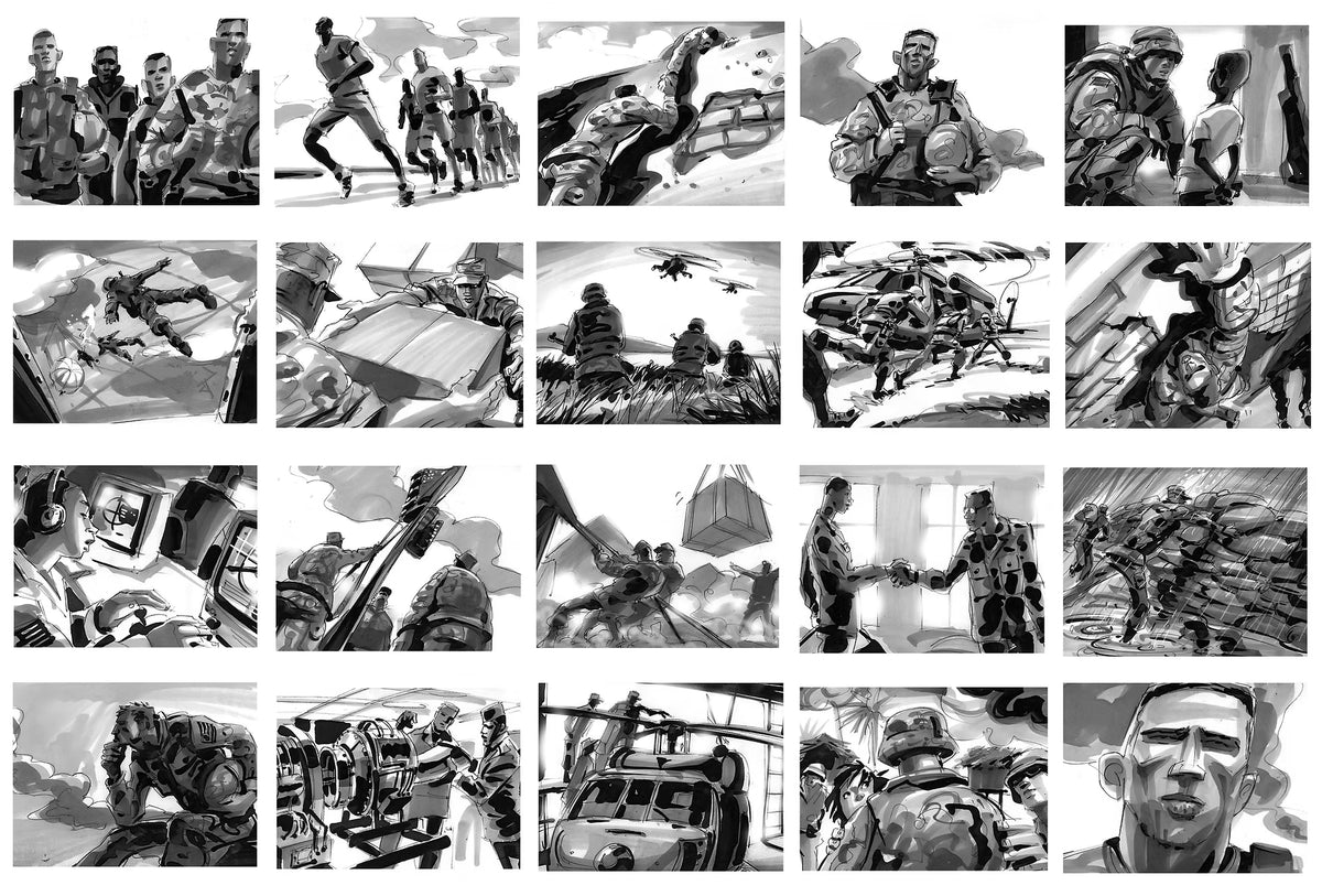 National Guard Story Board