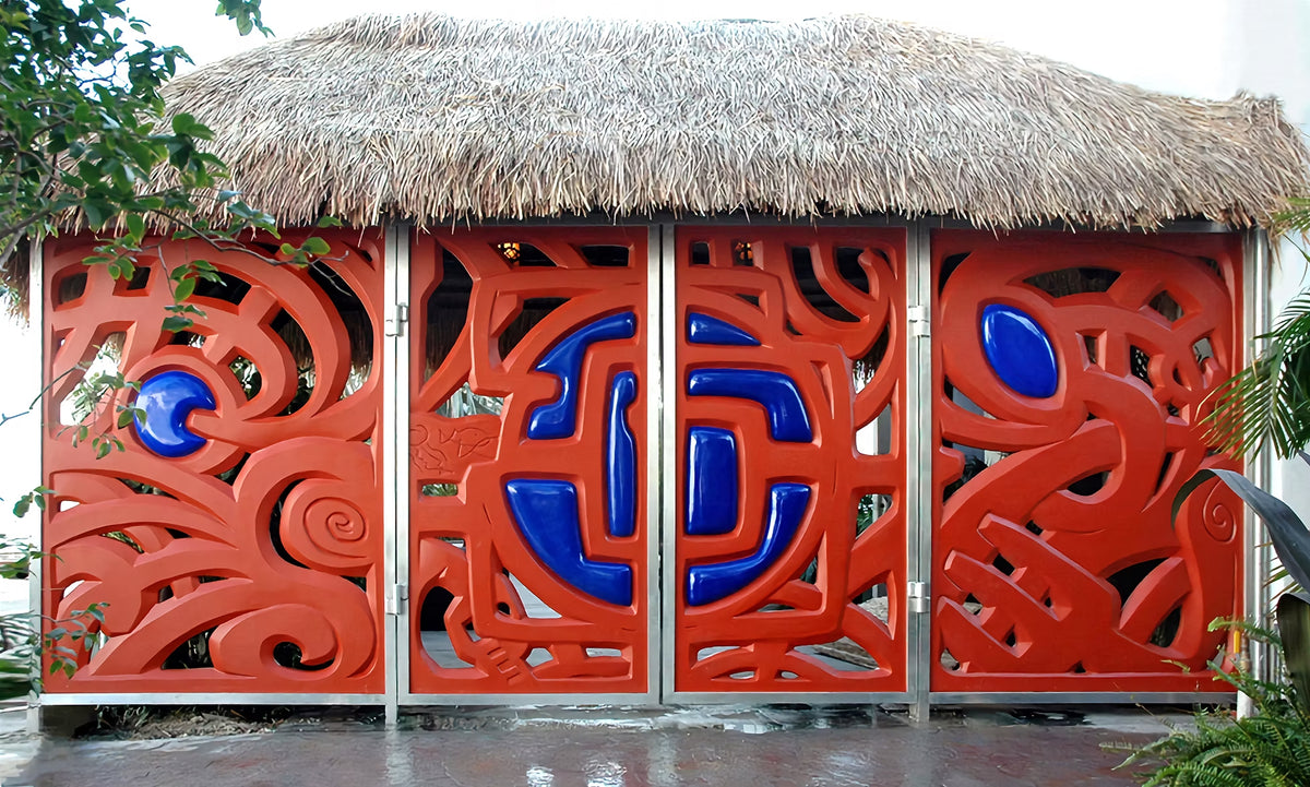 Carved Wooden Screen